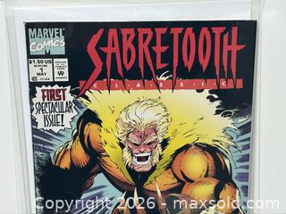 MaxSold Auction: Marvel Sabretooth Classic #1 Comic - Burlington (Ontario, Canada) SELLER MANAGED Estate Sale Online Auction -  Fairview Street (STORAGE)