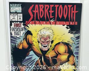 MaxSold Auction: Marvel Sabretooth Classic #1 Comic - Burlington (Ontario, Canada) SELLER MANAGED Estate Sale Online Auction -  Fairview Street (STORAGE)