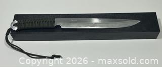 MaxSold Auction: Takeshi Saji Mikazuki 270 Fixed Blade in Box  - Burlington (Ontario, Canada) SELLER MANAGED Estate Sale Online Auction -  Fairview Street (STORAGE)