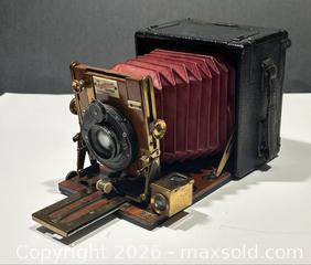 MaxSold Auction: Vintage Sanderson Field Camera  - Burlington (Ontario, Canada) SELLER MANAGED Estate Sale Online Auction -  Fairview Street (STORAGE)