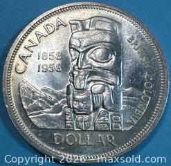 MaxSold Auction: 1958 Canada Silver Dollar - Lincoln (Ontario, Canada) SELLER MANAGED Downsizing Online Auction - Bartlett Road (STORAGE)