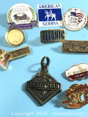 MaxSold Auction: Assembled Group Of Collector Pins - Lincoln (Ontario, Canada) SELLER MANAGED Downsizing Online Auction - Bartlett Road (STORAGE)
