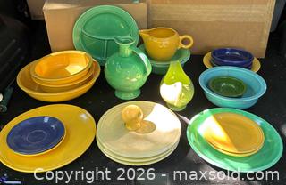 MaxSold Auction: Fiesta Pieces As Shown - Lincoln (Ontario, Canada) SELLER MANAGED Downsizing Online Auction - Bartlett Road (STORAGE)