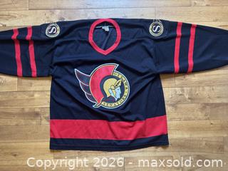 MaxSold Auction: Ottawa Senators CCM & Maska Large Hockey Jersey - Ottawa (Ontario, Canada) PARTNER MANAGED Estate Sale Online Auction - Bongard Avenue (STORAGE)