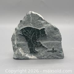 MaxSold Auction: Vintage Hard Carved Green and Gray Marble Fishing Plaque Carving, Montreal - CWI-511 - Ottawa (Ontario, Canada) PARTNER MANAGED Estate Sale Online Auction - Bongard Avenue (STORAGE)