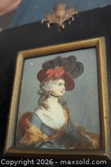 MaxSold Auction: C.1890 Framed Miniature Victorian Gainsborough Style Lady Painting Thistle Finial Hanger - Toronto (Ontario, Canada) PARTNER MANAGED Reseller Online Auction - Railside Road