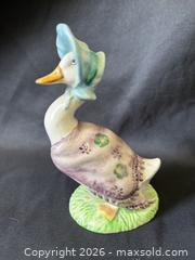 MaxSold Auction: Early Beswick Jemima Puddleduck Beatrix Potter Figurine Excellent  - Toronto (Ontario, Canada) PARTNER MANAGED Reseller Online Auction - Railside Road
