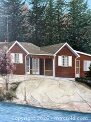 MaxSold Auction: Hyper Realistic Vintage Georgian Bay Island Cottage Oil Painting On Board Artist Signed BECKLEY - Toronto (Ontario, Canada) PARTNER MANAGED Reseller Online Auction - Railside Road