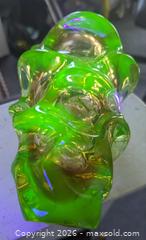MaxSold Auction: Vintage Jan Beranek Czech Vaseline Uranium Abstract Art Glass Propeller Vase - Toronto (Ontario, Canada) PARTNER MANAGED Reseller Online Auction - Railside Road