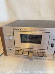 MaxSold Auction: Sony TC-188SD Cassette Deck, Brushed Silver & Wood Trim - Toronto (Ontario, Canada) SELLER MANAGED Downsizing Online Auction -  Weston Road (CONDO)