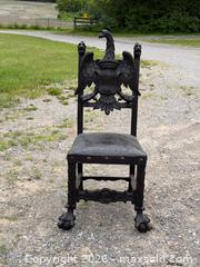 MaxSold Auction: 18th Century Carved Chair with Holy Roman Empire Style Coat of Arms - Hamilton (Ontario, Canada) SELLER MANAGED Estate Sale Online Auction - Park Street