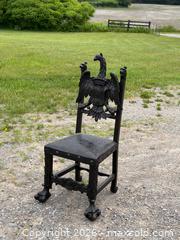MaxSold Auction: 18th Century Carved Chair with Holy Roman Empire Style Coat of Arms - Hamilton (Ontario, Canada) SELLER MANAGED Estate Sale Online Auction - Park Street