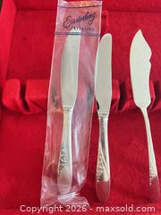 MaxSold Auction: (16pc) Sterling Silver Easterling "Rose Spray" Flatware Set with Flatware Chest - New Westminster (British Columbia, Canada) PARTNER MANAGED Downsizing Online Auction - Quayside Drive (CONDO)
