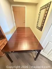 MaxSold Auction: Mahogany Drop-Leaf Expanding Console & Dining Table with (3) Removable Leaves - New Westminster (British Columbia, Canada) PARTNER MANAGED Downsizing Online Auction - Quayside Drive (CONDO)