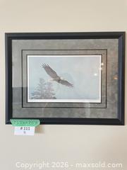 MaxSold Auction: Numbered & Signed (680/950) Limited Edition Robert Bateman "Bald Eagle Flying" Framed Print - New Westminster (British Columbia, Canada) PARTNER MANAGED Downsizing Online Auction - Quayside Drive (CONDO)