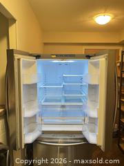 MaxSold Auction: Samsung RF220NCTASR French Door Refrigerator, Stainless Steel - New Westminster (British Columbia, Canada) PARTNER MANAGED Downsizing Online Auction - Quayside Drive (CONDO)