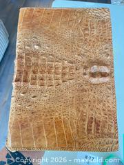 MaxSold Auction: Vintage Crocodile/Alligator Leather Notebook & Folder - New Westminster (British Columbia, Canada) PARTNER MANAGED Downsizing Online Auction - Quayside Drive (CONDO)