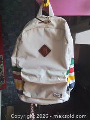 MaxSold Auction: [RARE] Herschel Supply Co. x Hudson's Bay Company (HBC) Heritage Backpack - Limited Edition - Toronto (Ontario, Canada) SELLER MANAGED Downsizing Online Auction - Nipigon Avenue