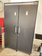 MaxSold Auction: Black & Decker Metal Tall Storage Cabinet on Casters D - Brantford (Ontario, Canada) Estate Sale Online Auction - Fieldstone Circle