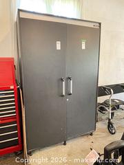 MaxSold Auction: Black & Decker Metal Tall Storage Cabinet on Casters D - Brantford (Ontario, Canada) Estate Sale Online Auction - Fieldstone Circle