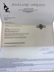 MaxSold Auction: 18K White Gold Pear-Cut Ruby & Double Halo Diamond Statement Ring with Appraisal - Size 6 - Esquimalt (British Columbia, Canada) PARTNER MANAGED Reseller Online Auction - Lampson Street