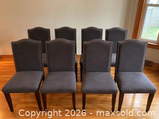 MaxSold Auction: Ashley Furniture Parsons Dining Chairs, Set of 8, Gray Fabric - Ottawa (Ontario, Canada) SELLER MANAGED Charity/Fundraising Online Auction - Blackburn Avenue