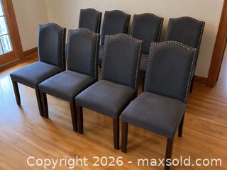 MaxSold Auction: Ashley Furniture Parsons Dining Chairs, Set of 8, Gray Fabric - Ottawa (Ontario, Canada) SELLER MANAGED Charity/Fundraising Online Auction - Blackburn Avenue