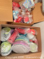MaxSold Auction: Assorted New Plastic Tupperware Plates, Bowls & Cups and more - 80+ pcs - Langford (British Columbia, Canada) PARTNER MANAGED Estate Sale Online Auction - Glen Lake Road