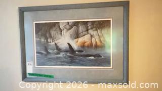 MaxSold Auction: Framed Giclee Print of Orcas Seascape by Marla Nelson (A.P. 42/69) - Langford (British Columbia, Canada) PARTNER MANAGED Estate Sale Online Auction - Glen Lake Road