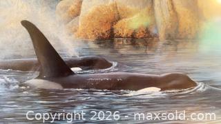MaxSold Auction: Framed Giclee Print of Orcas Seascape by Marla Nelson (A.P. 42/69) - Langford (British Columbia, Canada) PARTNER MANAGED Estate Sale Online Auction - Glen Lake Road