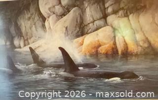 MaxSold Auction: Framed Giclee Print of Orcas Seascape by Marla Nelson (A.P. 42/69) - Langford (British Columbia, Canada) PARTNER MANAGED Estate Sale Online Auction - Glen Lake Road