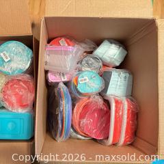 MaxSold Auction: Large Lot of New Tupperware - Assorted Plastic Food Storage Bowls with Lids - Langford (British Columbia, Canada) PARTNER MANAGED Estate Sale Online Auction - Glen Lake Road