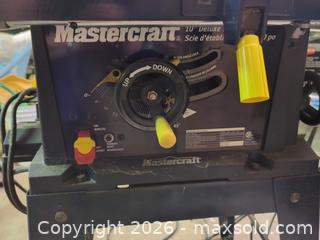 MaxSold Auction: Mastercraft 10 inch Corded Table Saw with Stand - Langford (British Columbia, Canada) PARTNER MANAGED Estate Sale Online Auction - Glen Lake Road