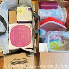 MaxSold Auction: New Tupperware Plastic Food Storage Containers Lot with Lids - Langford (British Columbia, Canada) PARTNER MANAGED Estate Sale Online Auction - Glen Lake Road