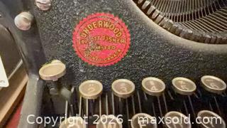 MaxSold Auction: Underwood / Cole Steel Vintage Manual Typewriter with Case - Langford (British Columbia, Canada) PARTNER MANAGED Estate Sale Online Auction - Glen Lake Road