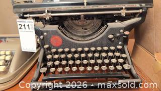 MaxSold Auction: Underwood / Cole Steel Vintage Manual Typewriter with Case - Langford (British Columbia, Canada) PARTNER MANAGED Estate Sale Online Auction - Glen Lake Road