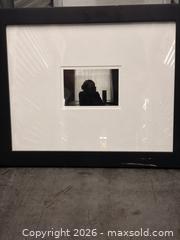 MaxSold Auction: Framed Silhouette Portrait Photograph in Black Wood Frame - Yonkers (New York, USA) SELLER MANAGED Downsizing Online Auction - Riverdale Avenue (STORAGE)
