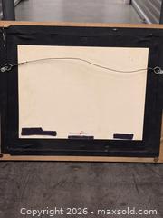 MaxSold Auction: Framed Silhouette Portrait Photograph in Black Wood Frame - Yonkers (New York, USA) SELLER MANAGED Downsizing Online Auction - Riverdale Avenue (STORAGE)