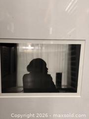 MaxSold Auction: Framed Silhouette Portrait Photograph in Black Wood Frame - Yonkers (New York, USA) SELLER MANAGED Downsizing Online Auction - Riverdale Avenue (STORAGE)