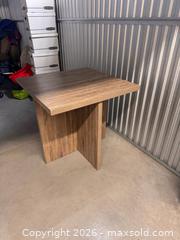 MaxSold Auction: Modern Farmhouse Square Oak Table - Yonkers (New York, USA) SELLER MANAGED Downsizing Online Auction - Riverdale Avenue (STORAGE)