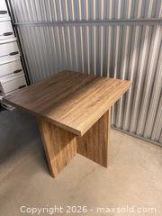 MaxSold Auction: Modern Farmhouse Square Oak Table - Yonkers (New York, USA) SELLER MANAGED Downsizing Online Auction - Riverdale Avenue (STORAGE)