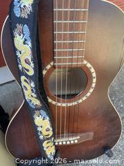 MaxSold Auction: Parlour guitar with extras  - View Royal (British Columbia, Canada) SELLER MANAGED Downsizing Online Auction - Glentana Road