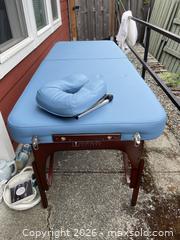 MaxSold Auction: Portable massage table with carrying case  - View Royal (British Columbia, Canada) SELLER MANAGED Downsizing Online Auction - Glentana Road