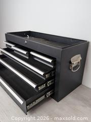 MaxSold Auction: Black Metal Multi-Drawer Mechanic's Tool Box Chest - Cobourg (Ontario, Canada) SELLER MANAGED Downsizing Online Auction - Division