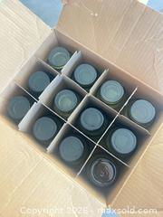 MaxSold Auction: Vintage Set of 12 Green Glass Tumblers (Tinted/Recycled Finish) - Vancouver (British Columbia, Canada) SELLER MANAGED Estate Sale Online Auction - Laurel Street