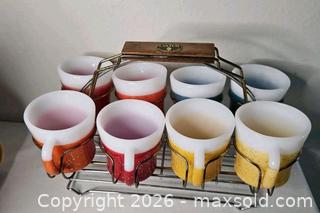 MaxSold Auction: MCM Fire King Glamalite Glitter Mugs - Riverview (Florida, USA) SELLER MANAGED Downsizing Online Auction - Holly Heath Drive