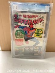 MaxSold Auction: July 1966 Marvel Comics #38 the Amazing Spiderman- lot 1138 - East Cocalico Township (Pennsylvania, USA) PARTNER MANAGED Estate Sale Online Auction - West Church Street