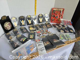 MaxSold Auction: Disney Enamel Collectible Lapel Pins Lot — Classic & Characters FR - Doylestown Township (Pennsylvania, USA) PARTNER MANAGED Downsizing Online Auction - Country Brook Drive