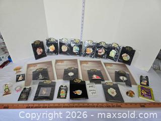 MaxSold Auction: Disney Enamel Collectible Pins – Assorted Characters FR - Doylestown Township (Pennsylvania, USA) PARTNER MANAGED Downsizing Online Auction - Country Brook Drive