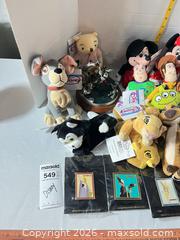 MaxSold Auction: Disney Mixed Lot: Plush Toys & Sealed Collectible Pins (15-20 pcs) - Doylestown Township (Pennsylvania, USA) PARTNER MANAGED Downsizing Online Auction - Country Brook Drive